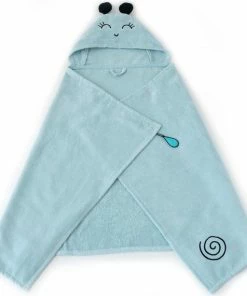 BiggDesign Milk&Moo - Baby Badcape - Babyhanddoek Met Kap - 0-2 Jaar - Blauw -Zwitsal - Winkel 550x571 6