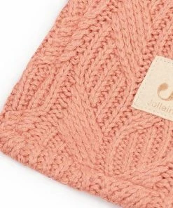 Jollein Baby Deken Ledikant 100x150cm Spring Knit - Rosewood/Coral Fleece -Zwitsal - Winkel 550x572