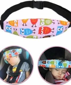 Merkloos Auto Hoofdsteun Voor Kinderen / Hoofdband / Slaapkussen Blauw