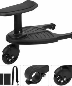 Merkloos Happyment Universeel Meerijdplankje - Met Zitting - Voor Kinderwagen - Buggyboard - Zwart 19 Merkloos Happyment Universeel Meerijdplankje - Met Zitting - Voor Kinderwagen - Buggyboard - Zwart -Zwitsal - Winkel 550x572 6