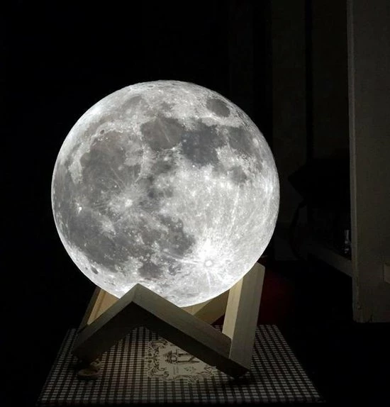 Nixnix - Maan Lamp 15 Cm Extra Groot - Lamp Kinderkamer - Moon Light - Milieuzuining +AA - 6 Uur Powerbatterij - 16 Kleuren Incl. Dimfunctie Nachtlampje Kind - LED Nachtlamp 1 Nixnix - Maan Lamp 15 Cm Extra Groot - Lamp Kinderkamer - Moon Light - Milieuzuining +AA - 6 Uur Powerbatterij - 16 Kleuren Incl. Dimfunctie Nachtlampje Kind - LED Nachtlamp