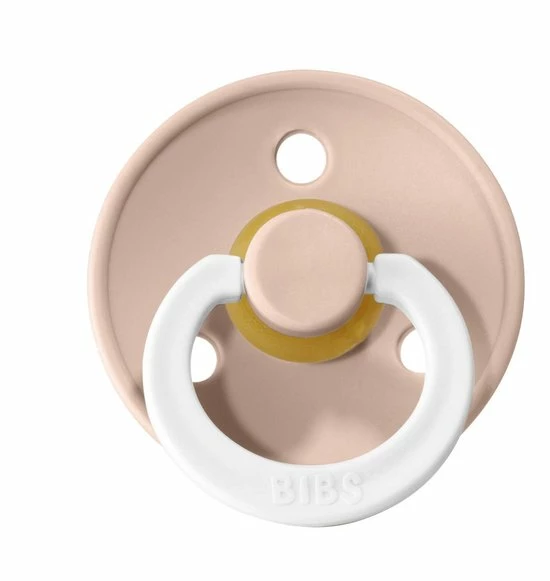 BIBS Fopspeen | T2 6-18 Maanden |Glow In The Dark Blush 2 Stuks ! 2 BIBS Fopspeen | T2 6-18 Maanden |Glow In The Dark Blush 2 Stuks ! - Afbeelding 2