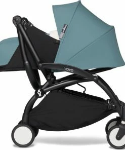 Babyzen YOYO Buggy COMPLEET / FULL SET 0+ En 6+ Aqua Frame Zwart -Zwitsal - Winkel 550x582 2