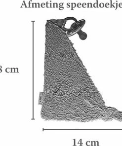 Louka Speendoekje Driehoek Minky Jeansblauw - Blauw - Jongen - Meisje - Minky - Speenknuffel - Excl. Bibs Speen -Zwitsal - Winkel 550x584 3