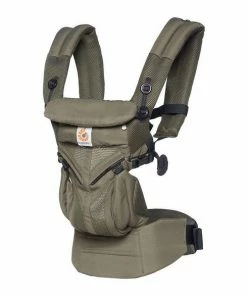 Ergobaby Omni 360 - Cool Air Mesh Khaki Green - Ergonomische Draagzak Vanaf Geboorte Zonder Verkleinkussen (alle Posities) -Zwitsal - Winkel 550x586 7