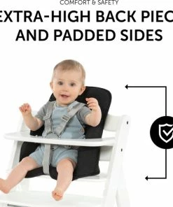 Hauck Alpha Cosy Select Stoelverkleiner Voor Kinderstoel - Wafel - Zwart -Zwitsal - Winkel 550x587 3