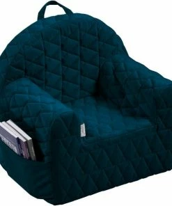 Albero Mio Velvet Navy Kinderfauteuil