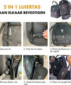 Deryan Luiertas Rugzak Met Verschoonmatje - Inclusief Flessenwarmhouder - Kinderwagenhaken En Isoleervak - Cream -Zwitsal - Winkel 550x605 6