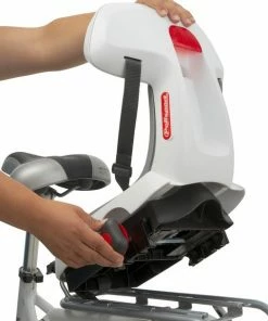 Polisport Guppy Junior Light Fietsstoeltje Achter - White -Zwitsal - Winkel 550x609