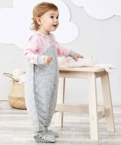 Love To Dream™ Slaappak™ - Pyjama En Dekbed In 1 - Peuter -24-36 Maanden - Winter - Grijs Roze -Zwitsal - Winkel 550x613