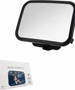 Flokoo Baby XL Autospiegel - Universeel - 360 Graden Draaibaar - Zwart -Zwitsal - Winkel 550x613 4