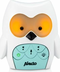 Alecto DBX-84 - DECT Babyfoon Uil - Nachtlampje - Wit/Mint -Zwitsal - Winkel 550x629 1