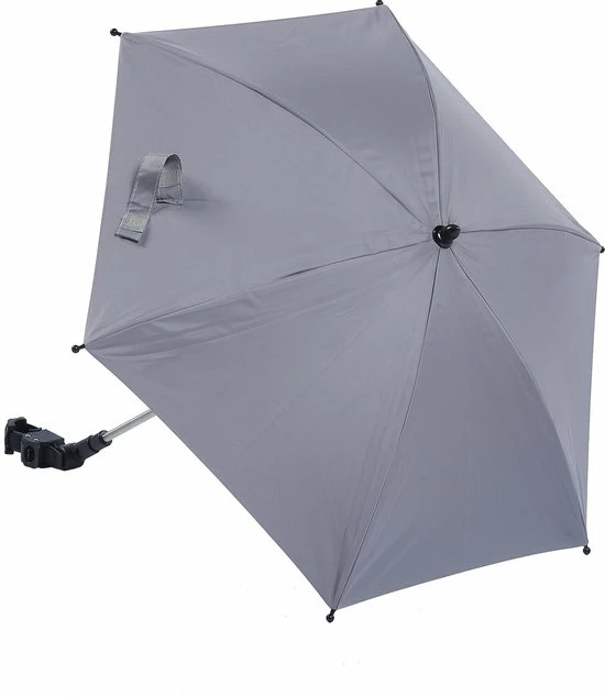 Titanium Baby Titaniumbaby Parasol Met Universele Klem UV 50+ Protectie - Mid Grey 5 Titanium Baby Titaniumbaby Parasol Met Universele Klem UV 50+ Protectie - Mid Grey - Afbeelding 5