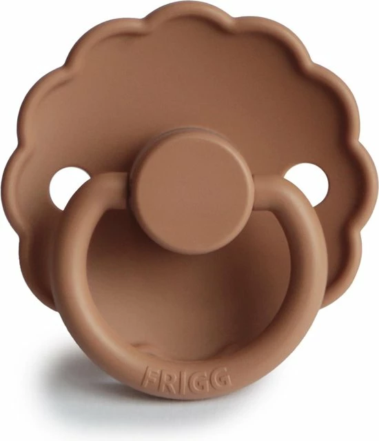 Frigg Fopspeen - Maat 2 6-18 Maanden - 1 Stuk - Daisy - Peach Bronze 1 Frigg Fopspeen - Maat 2 6-18 Maanden - 1 Stuk - Daisy - Peach Bronze