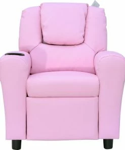 HOMCOM Kinderfauteuil Mini-fauteuil Kinderbank Voor 3-6 Jaar, Roze 55-0039 -Zwitsal - Winkel 550x640 1