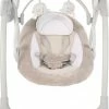 Bo Jungle B-Portable Babyswing - Babyschommel Dolphy Taupe - Elektrische Schommelstoel Baby