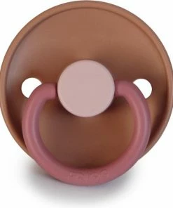 FRIGG Fopspeen Color Maat 2 - 6-18 Maanden - Flamingo - Natuurrubber