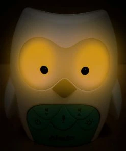 Alecto DBX-84 - DECT Babyfoon Uil - Nachtlampje - Wit/Mint -Zwitsal - Winkel 550x644 2