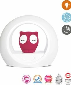 Zazu Lou Uil - Nachtlampje - Roze - Kinderlamp Met Geluidsensor En Nachtlamp Functie -Zwitsal - Winkel 550x645 1
