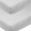 Meyco Jersey Hoeslaken Ledikant - 2-pack - Lichtgrijs - 60x120cm