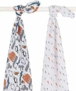 Jollein Hydrofiel Multidoek Bloom 115x115cm - 2 Stuks -Zwitsal - Winkel 550x649