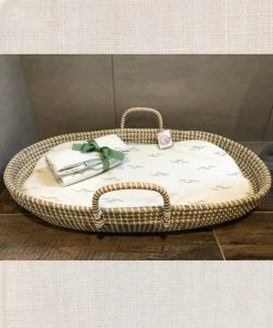 Rose & Ollie Verschoonmand XL + Matrasje + Twee Waterproof Matrashoezen - Zeegras Verschoningsmand -Zwitsal - Winkel 550x660 4