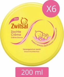 6x Zwitsal Zachte Creme 200 Ml