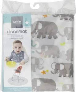 Kushies -Kinderstoelbekleiding - Cleanmat - Knoeimat -137cm - Elephants -Zwitsal - Winkel 550x663 2