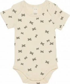 KUUK’n Nijntje Unisex Romper Korte Mouw, Creme 62/68