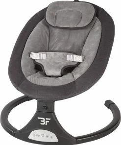 Bebies First Elektrische Wipstoel / Digital Swing - 5 Standen - Verstelbare Rugleuning- Antratraciet