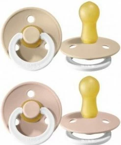 BiBS - Colour Collection - Stage 3 Fopspeen - 18+ Maanden - 2 Stuks - Blush Glow / Vanilla Glow -Zwitsal - Winkel 550x670 2