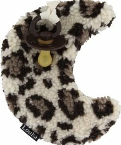 Louka Speendoekje Maan Panter 2 - Meisje - Jongen - Teddy - Speenknuffel - Excl. Speen