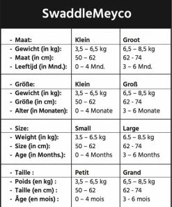 Meyco Uni Swaddlemeyco Inbakerdoek - Dubbellaags - Grey - 0-3 Maanden -Zwitsal - Winkel 550x682 4