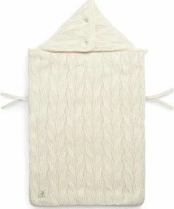 Jollein Voetenzak Voor Autostoel & Kinderwagen - Spring Knit - Ivory -Zwitsal - Winkel 550x683 1
