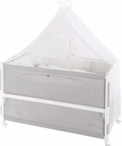 Roba Ledikant/co-sleeper Fox & Bunny 126 X 66 Cm Wit 9-delig -Zwitsal - Winkel 550x684 4