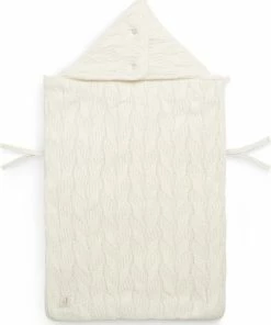 Jollein Voetenzak Voor Autostoel & Kinderwagen - Spring Knit - Ivory -Zwitsal - Winkel 550x686 1