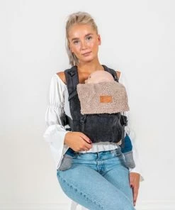 ByKay - Winter Voering - In Je Draagzak - Teddy Inlay - Taupe - Oragnic