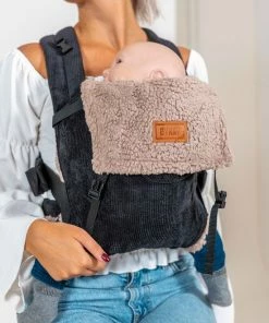 ByKay - Winter Voering - In Je Draagzak - Teddy Inlay - Taupe - Oragnic -Zwitsal - Winkel 550x687 7