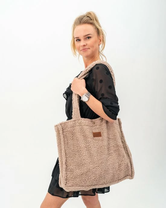 ByKay - Mom Bag - Draagzak - Teddy - Taupe - Organic 1 ByKay - Mom Bag - Draagzak - Teddy - Taupe - Organic