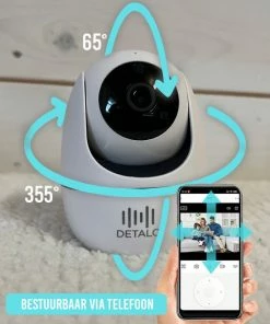 DETALO Babyfoon - Babyfoon Met Camera En App - Verstelbare Camera - Geluid En Bewegingsdetectie - Spraakfunctie -Zwitsal - Winkel 550x688