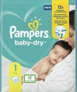 Pampers Baby Dry Newborn Maat 1 - 21 Stuks VOORDEELSET Van 2 Pakken -Zwitsal - Winkel 550x692 1