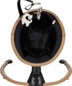 Qute Q-Rocker Wipstoel Woody Black -Zwitsal - Winkel 550x694