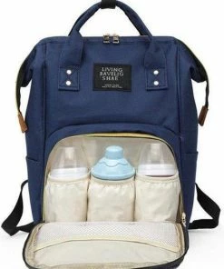 A&K Mama Bag Luiertas Rugzak | Moedertas | Verzorgingstas | Babytas | Met Kinderwagen En Buggy Haak | Blauw -Zwitsal - Winkel 550x695 2