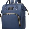 A&K Mama Bag Luiertas Rugzak | Moedertas | Verzorgingstas | Babytas | Met Kinderwagen En Buggy Haak | Blauw