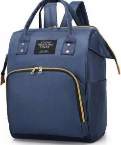 A&K Mama Bag Luiertas Rugzak | Moedertas | Verzorgingstas | Babytas | Met Kinderwagen En Buggy Haak | Blauw