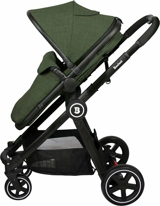 Baninni Kinderwagen Otto 3 In 1 Olive Green 12 Baninni Kinderwagen Otto 3 In 1 Olive Green - Afbeelding 12