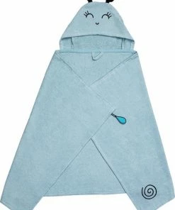 BiggDesign Milk&Moo - Baby Badcape - Babyhanddoek Met Kap - 0-2 Jaar - Blauw -Zwitsal - Winkel 550x719
