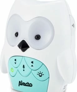Alecto DBX-84 - DECT Babyfoon Uil - Nachtlampje - Wit/Mint -Zwitsal - Winkel 550x723 1