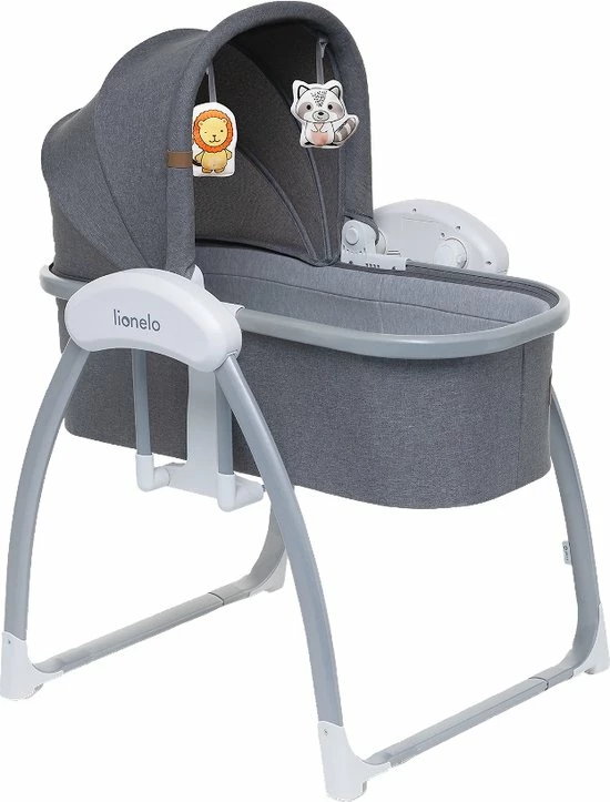 Lionelo Figgy - Babywiejge - 5 Schommelsnelheden - 12 Melodieën Met 5 Geluiden Van De Natuur - Handvat Om Het Wiegje Te Verplaatsen 12 Lionelo Figgy - Babywiejge - 5 Schommelsnelheden - 12 Melodieën Met 5 Geluiden Van De Natuur - Handvat Om Het Wiegje Te Verplaatsen - Afbeelding 12