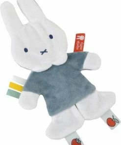 Nijntje | Knisperdoekje Baby | Labeldoekje | Blauw / Grijs | 0+